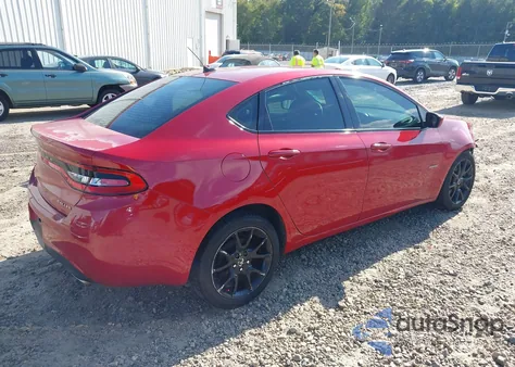 2013 Dodge Dart Rallye из США, поврежденный, VIN 1C3CDFBA4DD226278